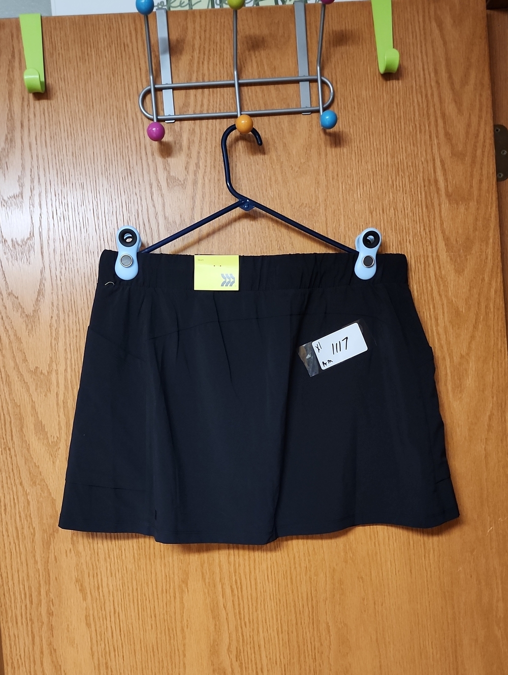 Maurices all in motion Black Mini Skort womens XL nwt number 1117